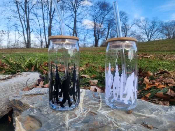 Believe 20 oz Glass Can Cup