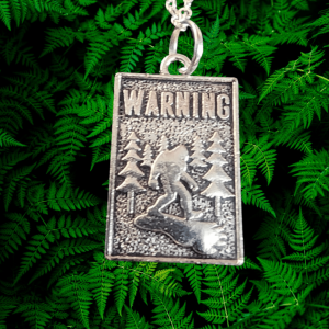 Bigfoot Warning Necklace