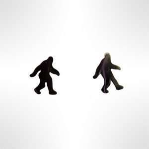 Sterling Silver Bigfoot Earrings
